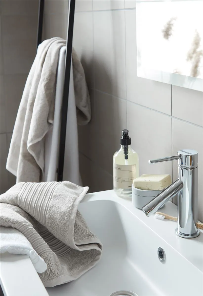 Beddinghouse Sheer badehåndkle 70x140 sand bomull