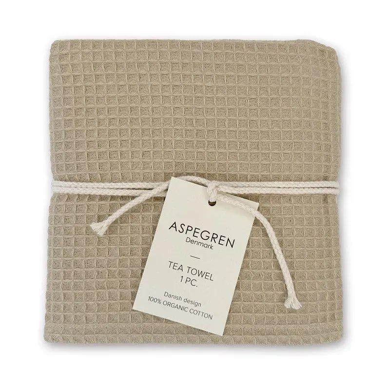 Aspegren North kjøkkenhåndkle khaki 50 x 70 cm økologisk