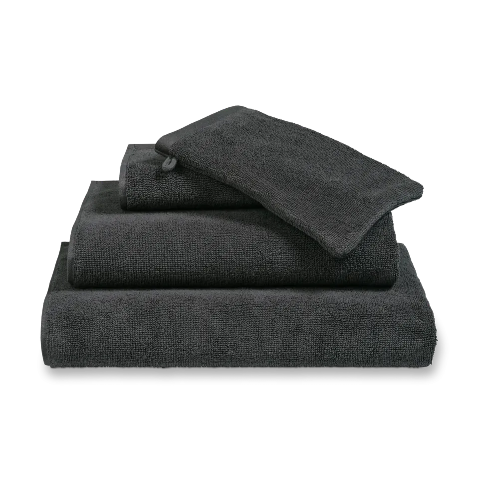 Vandyck Verona Plain håndkle off black 60x110 bomull