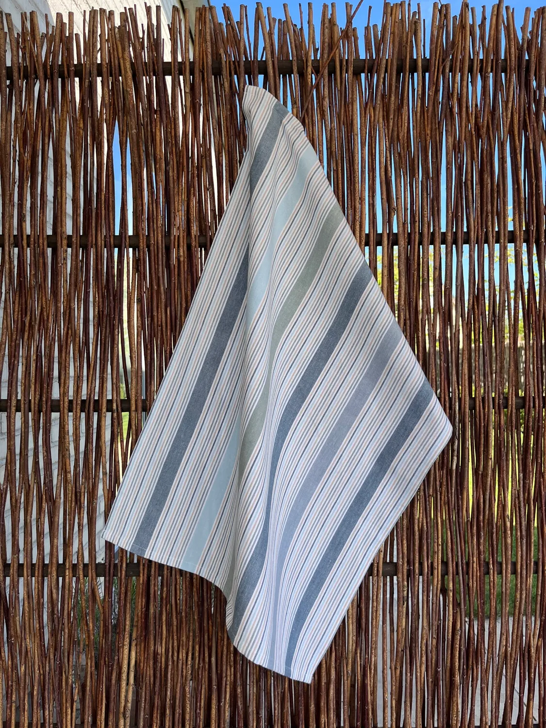 Solwang Design Almue Blå Mix viskestykke økologisk