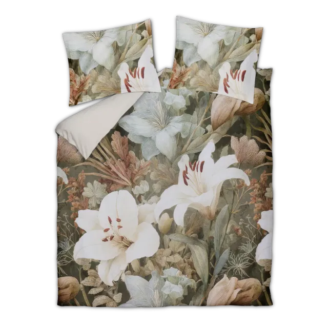 Vandyck Floraluxe XL dynetrekksett timian 260x240 sateng