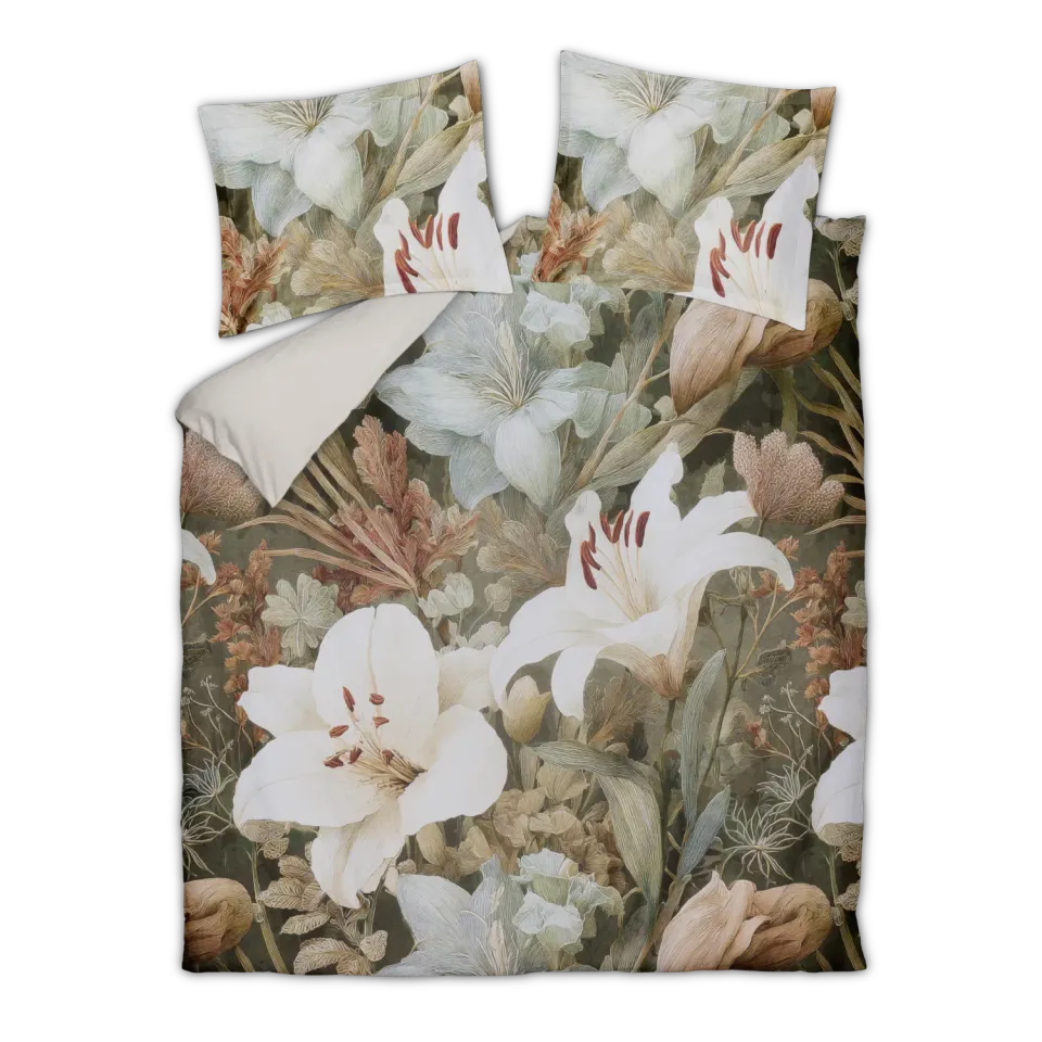 Vandyck Floraluxe XL dynetrekksett timian 260x240 sateng