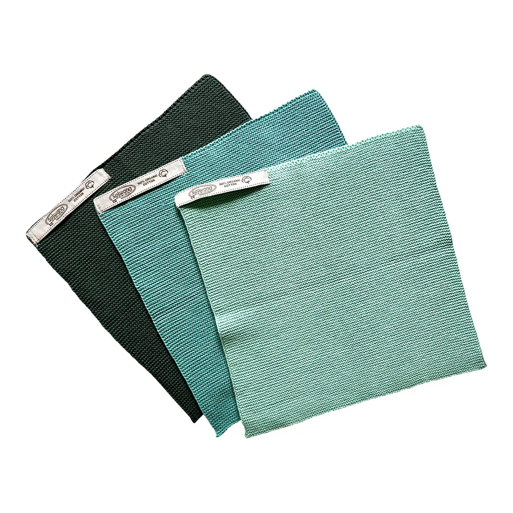 Solwang Design kluter petrol kombi 3-pk strikket