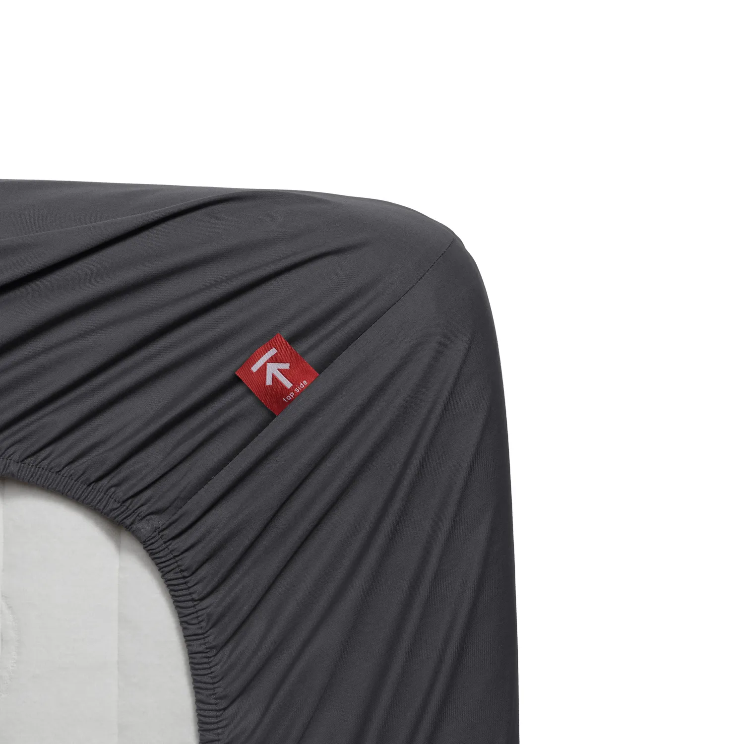 Beddinghouse topplaken percale 140x200 cm antrasitt