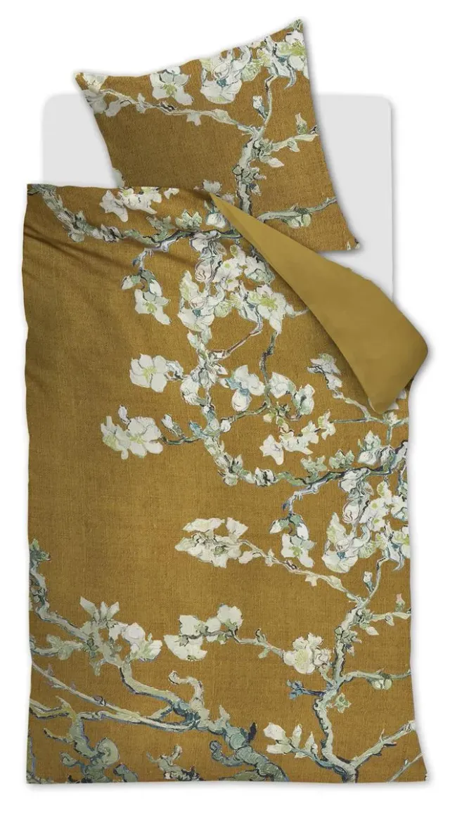 Beddinghouse Van Gogh Blossoming dynetrekk 140x200 oker sateng