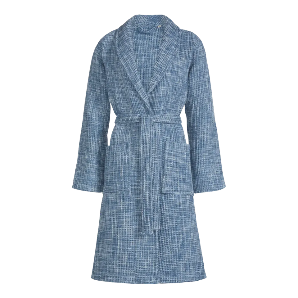 Vandyck Portland badekåpe Large vintage blue bomull