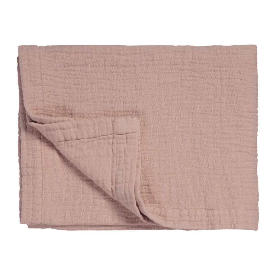 Vandyck Pure 68 sengeteppe 160x250 blush bomull