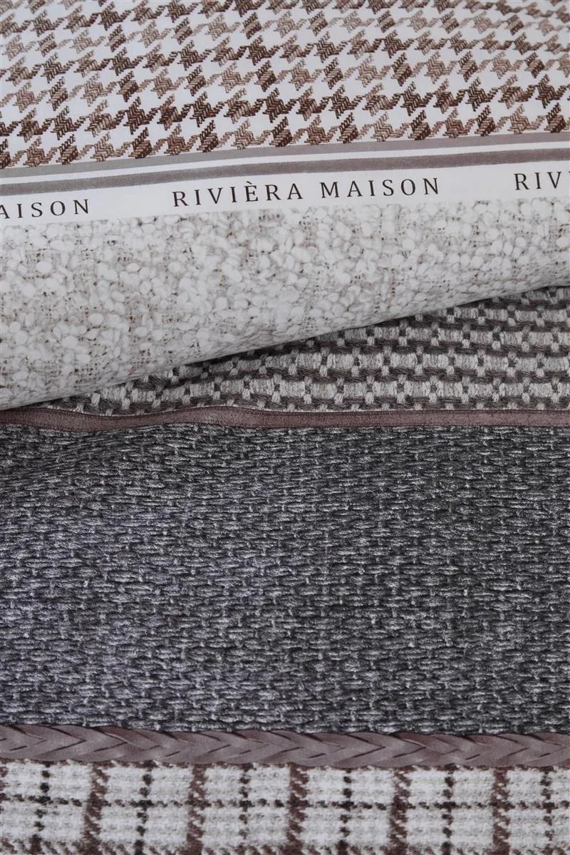 Riviera Maison Tailor dynetrekk 200x200 antrasitt bomull