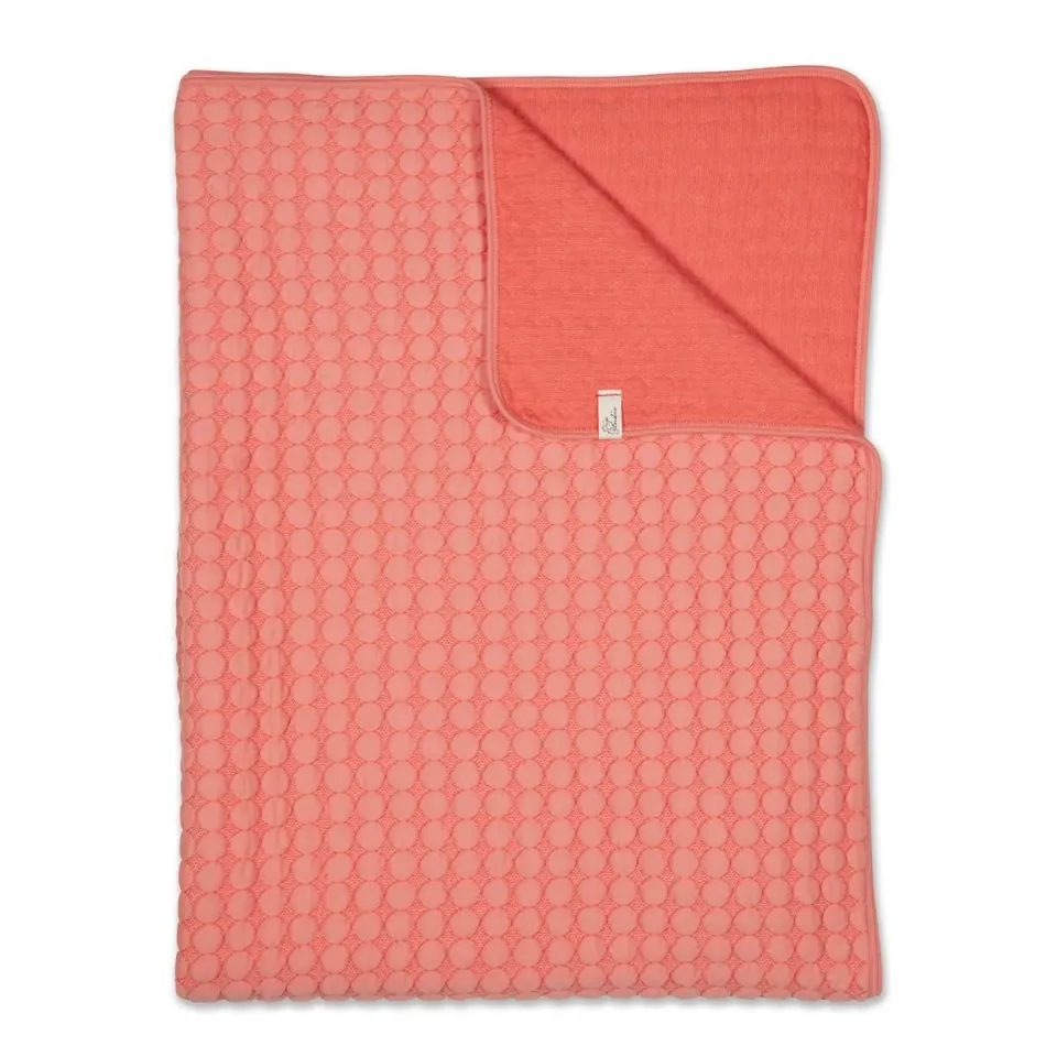 Pip Studio Fill in the dots sengeteppe 260x260 rosa bomull