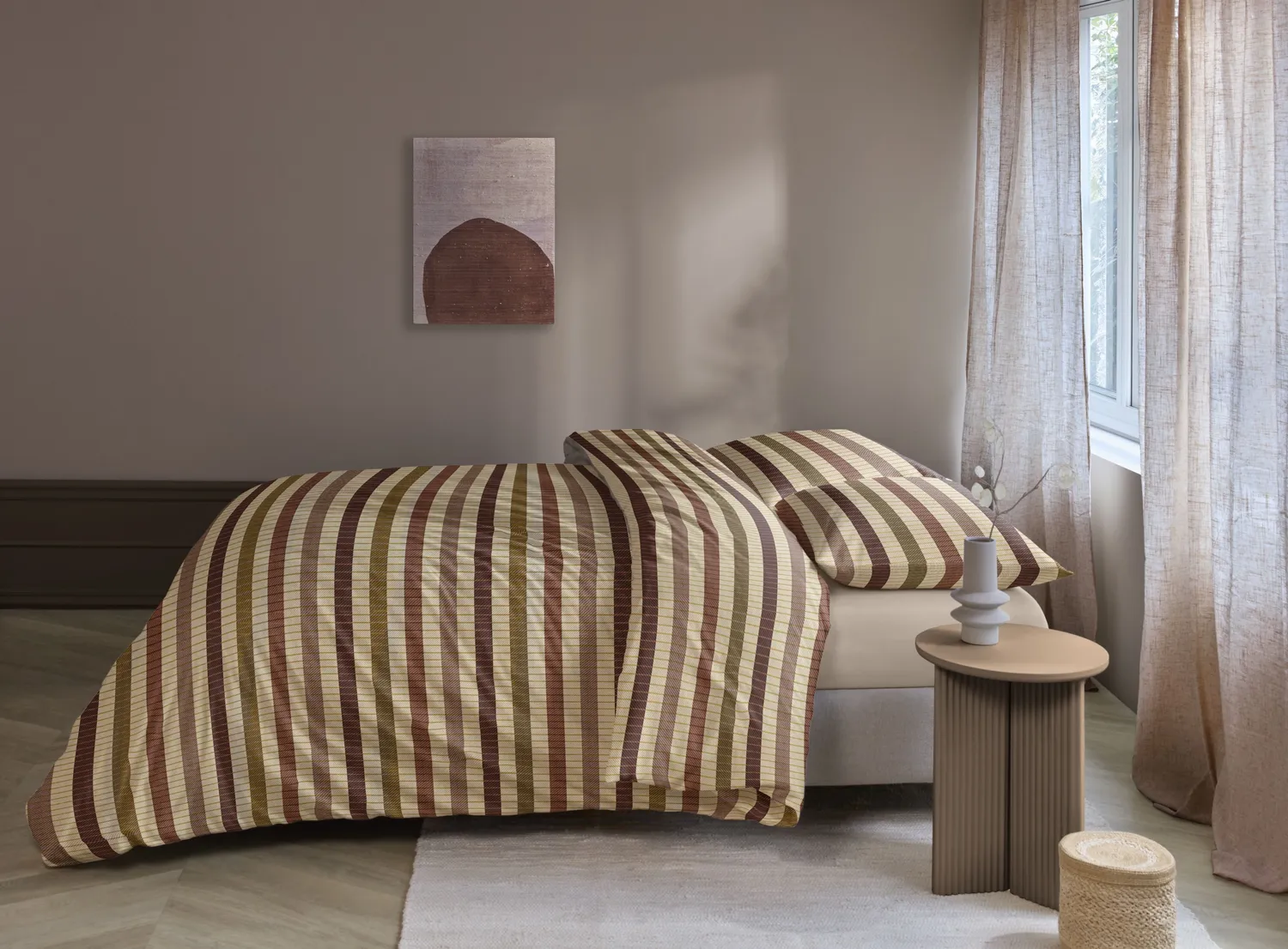 Beddinghouse Bo dynetrekk 140x200 cm terra flanell