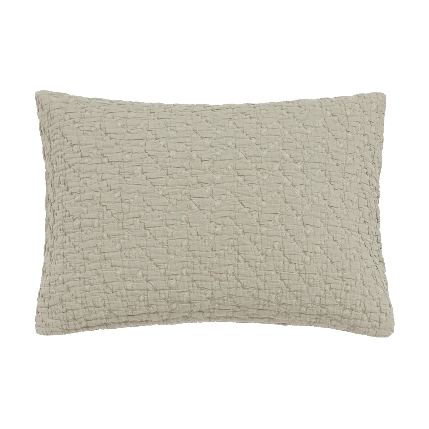 Vandyck Pure 10 sengeteppe pale olive 180x260 bomull