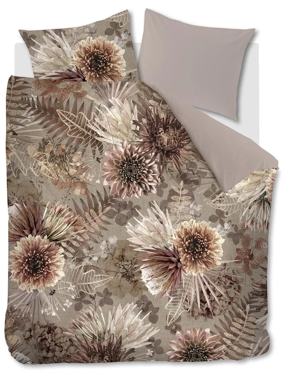 Riviera Maison Protea dynetrekk 240x200/220 cm sand blomster
