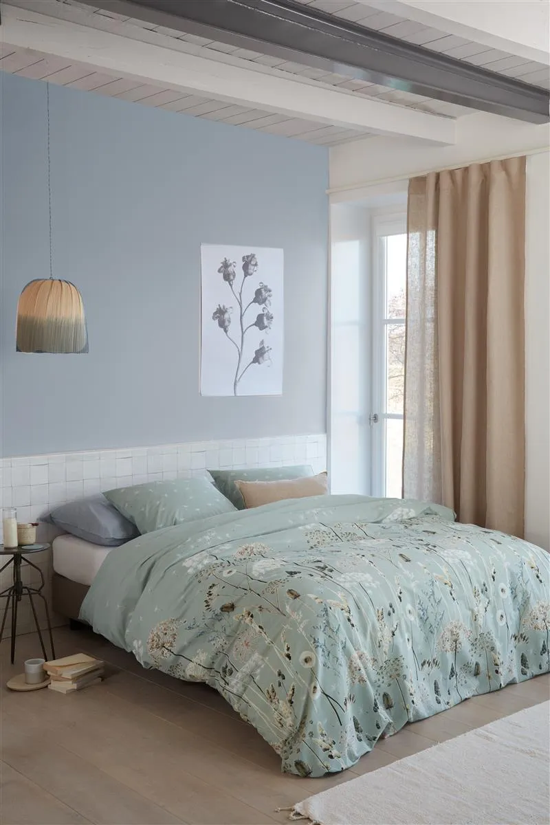 Beddinghouse Ariadne Wind dynetrekk 200x200 grønn blomster