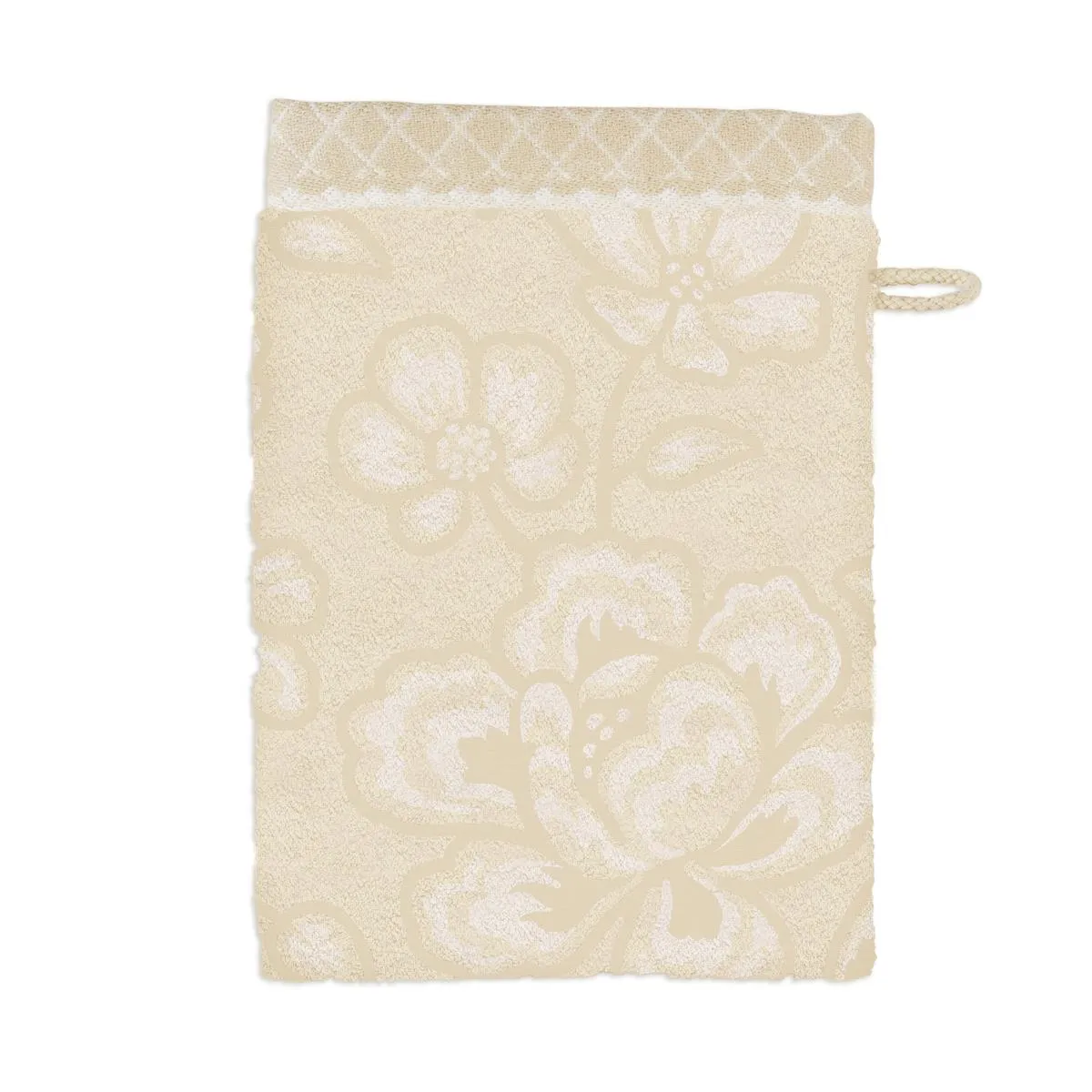 Pip Studio Jasmin Jacquard badehåndkle sand 70x140