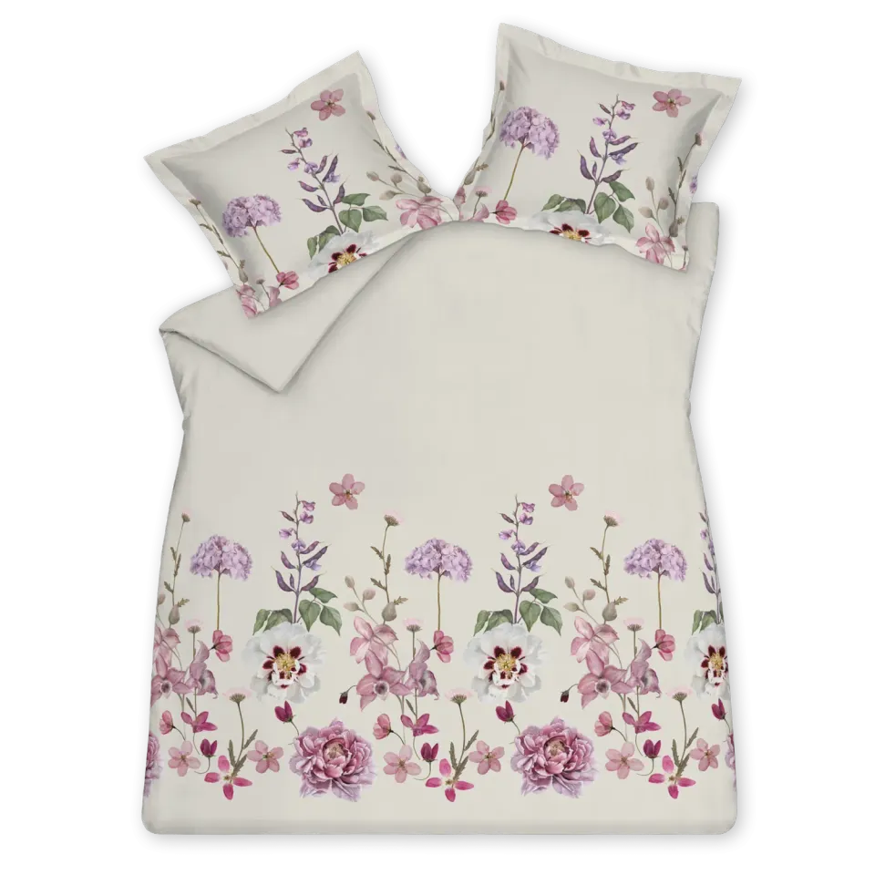 Vandyck Violet Garden dynetrekk offwhite 240x200 blomstret