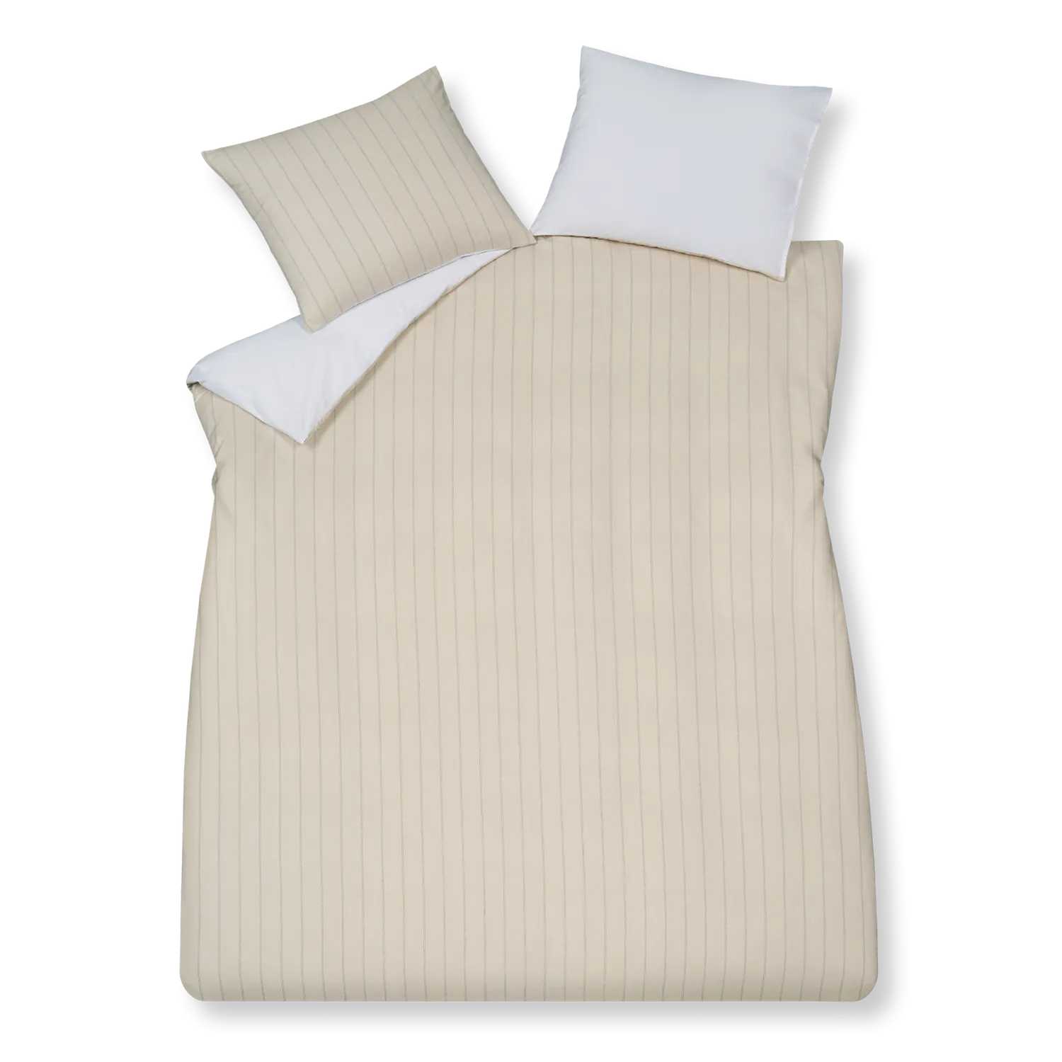 Vandyck Home Puglia dynetrekksett cream tan 200x200 percale