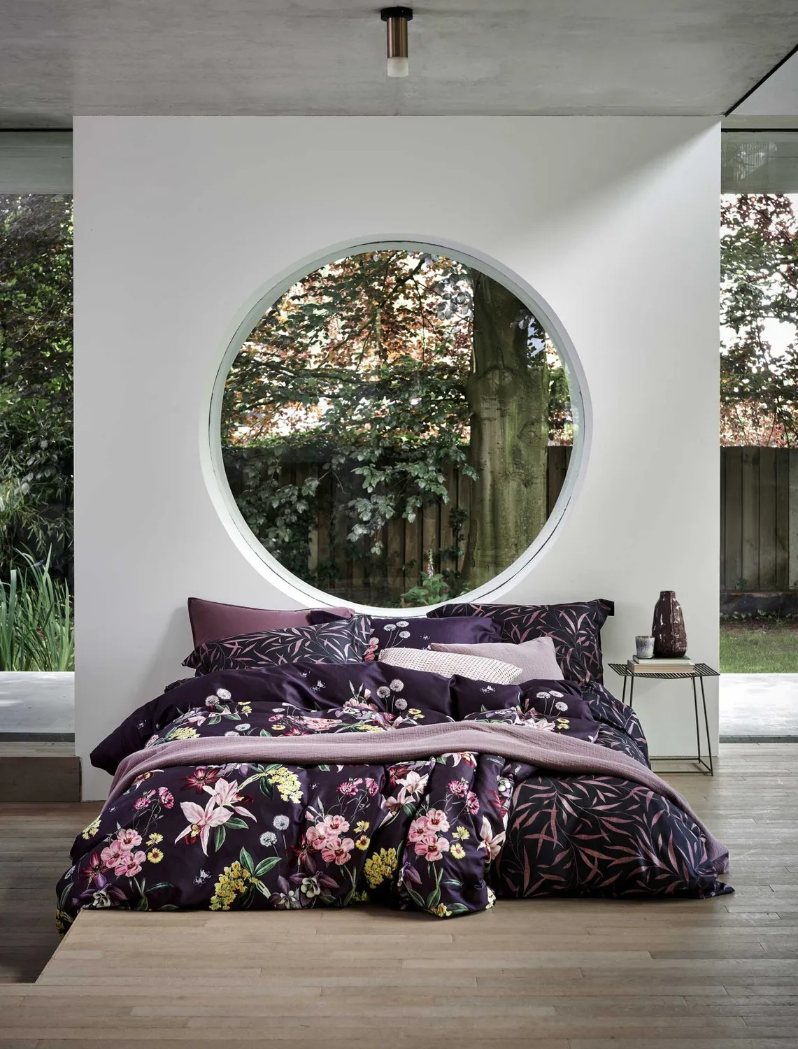 Vandyck Noir Garden dynetrekksett 200x200 multi sateng