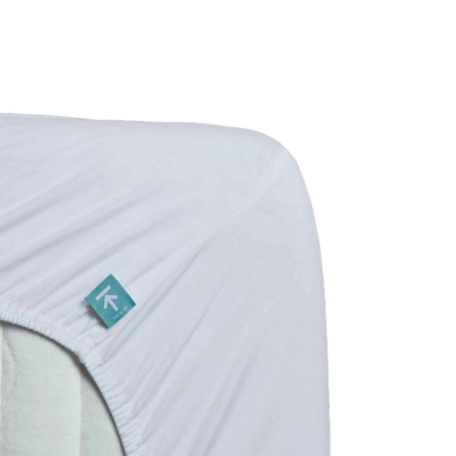 Beddinghouse Jersey Stretch topplaken hvit 90x200-220 cm