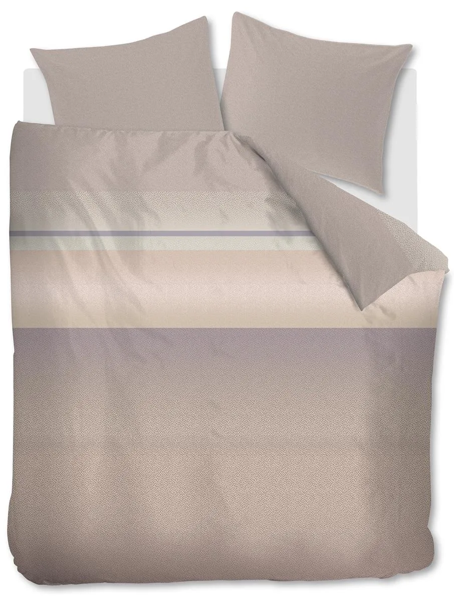 Beddinghouse Lenny dynetrekksett 200x200 naturel pastellprikk