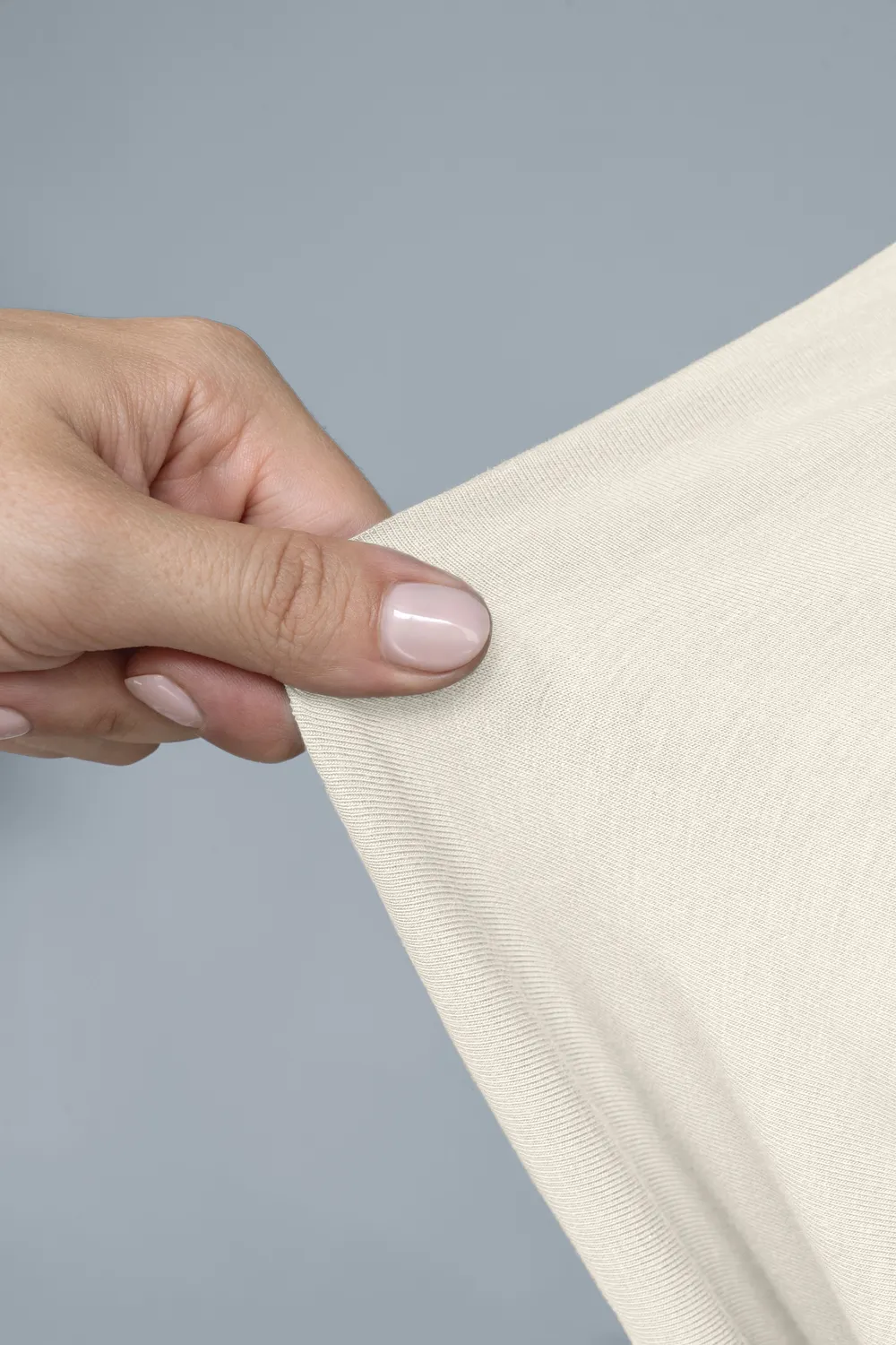 Beddinghouse Jersey Super Stretch topperlaken 100x200 offwhite