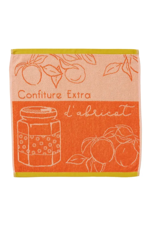 Coucke Apricot Delight håndkle oransje 50x50 cm bomull