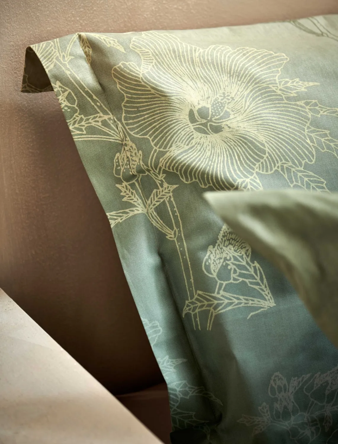 Vandyck Green Gift dynetrekksett smoke green dobbel bomull