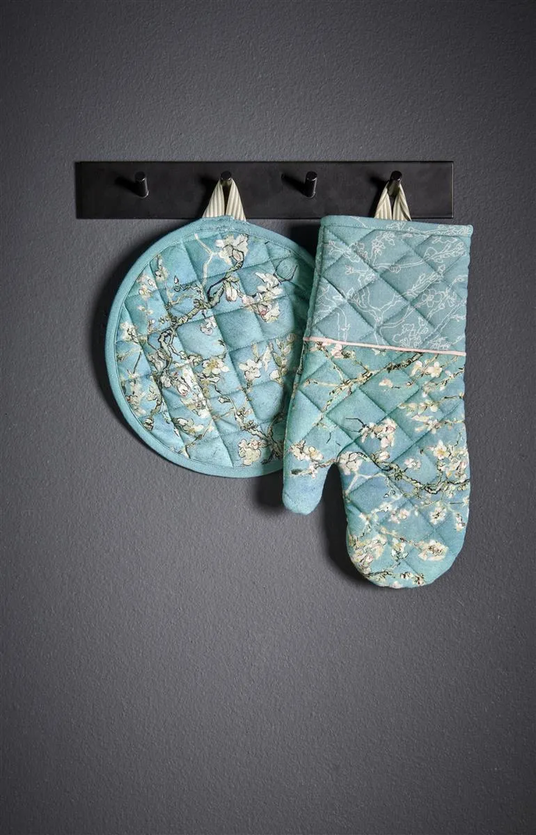Beddinghouse Van Gogh Blossom grytekluter blå bomull 2-pk