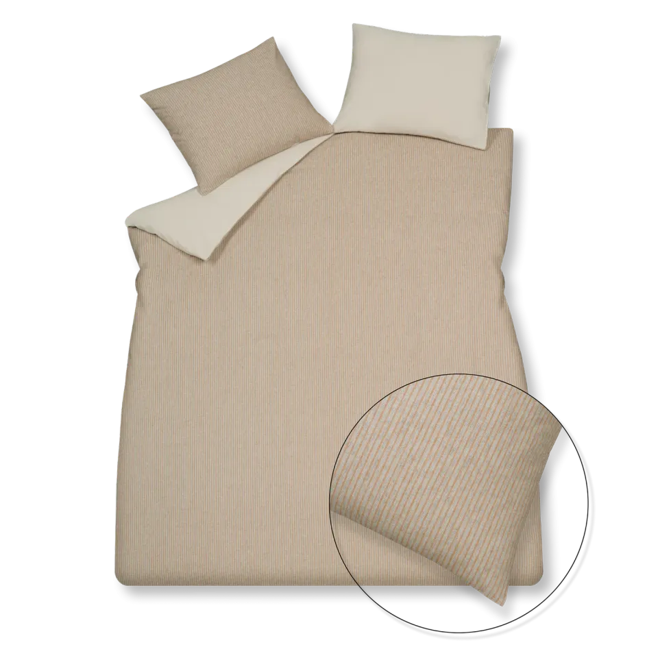Vandyck Home Trento sengesett rusty brown flanell