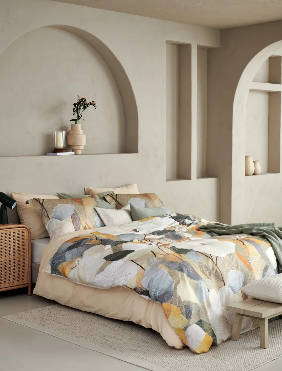 Vandyck Senna dynetrekksett 140x200 multi blomster