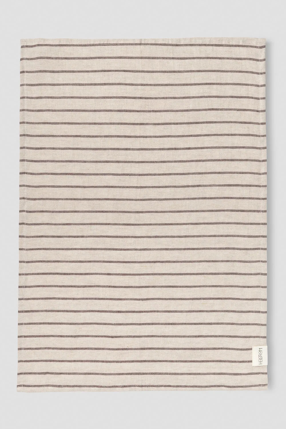 Hellstrøm Kjøkkenhåndduk lin 2-pk beige striper