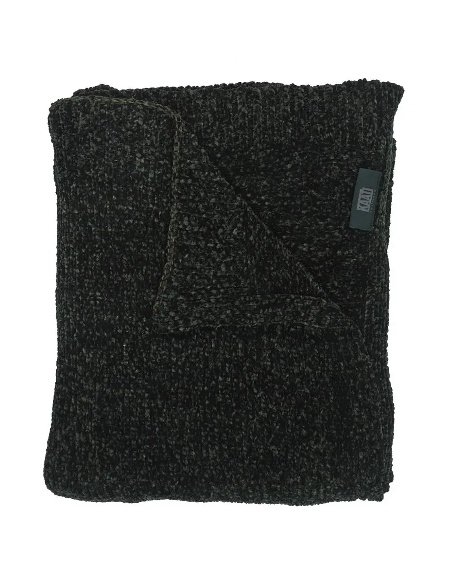 KAAT Amsterdam Ziva pledd 130x170 grønn chenille
