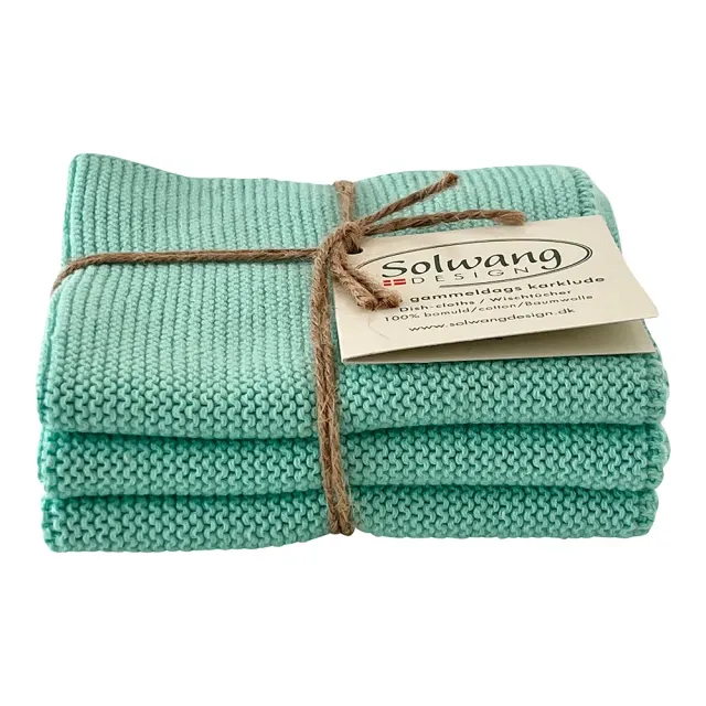 Solwang Design aqua karklut økologisk 3-pk