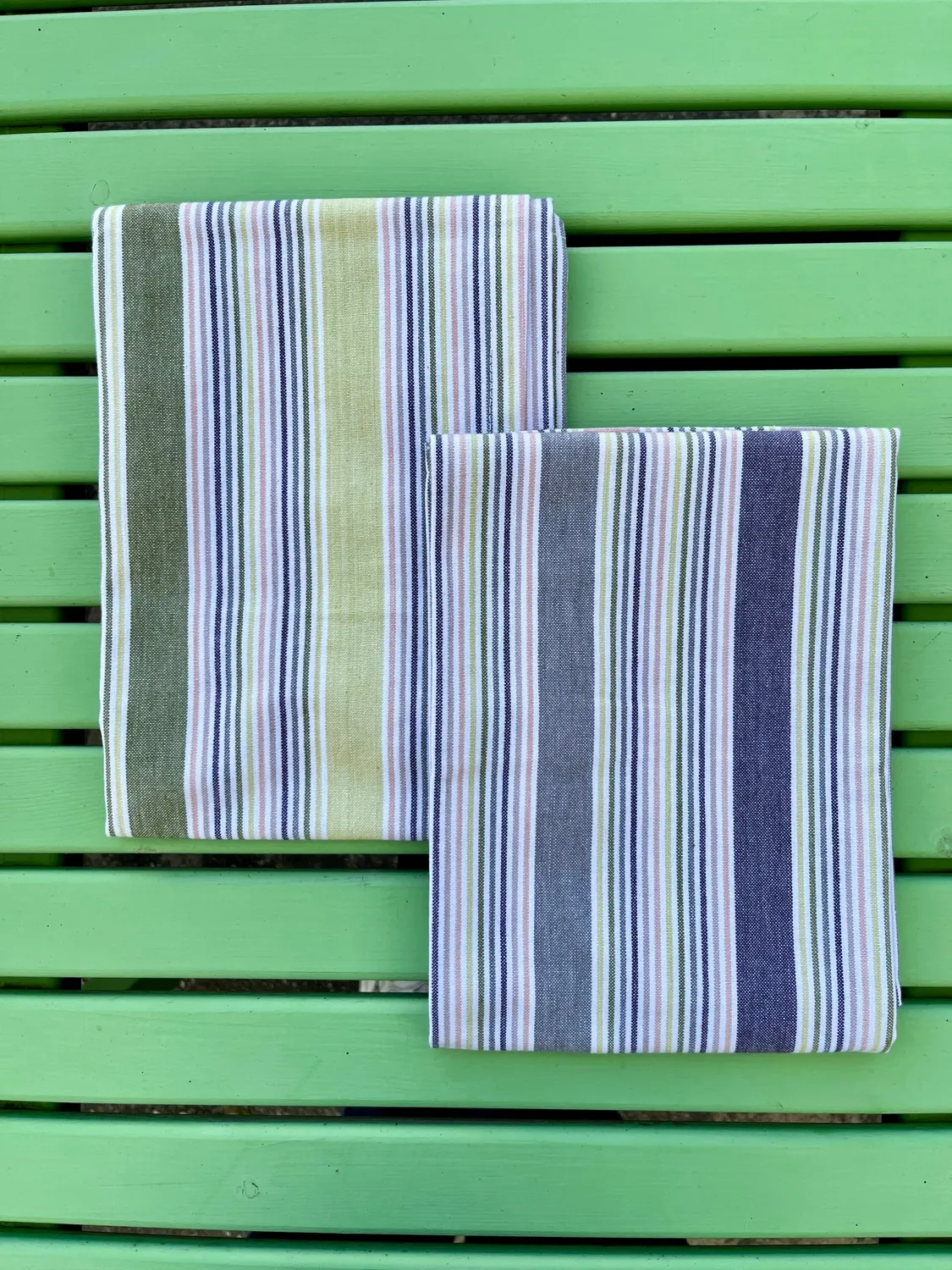 Solwang Design kjøkkenhåndkle støvet pastel vevet