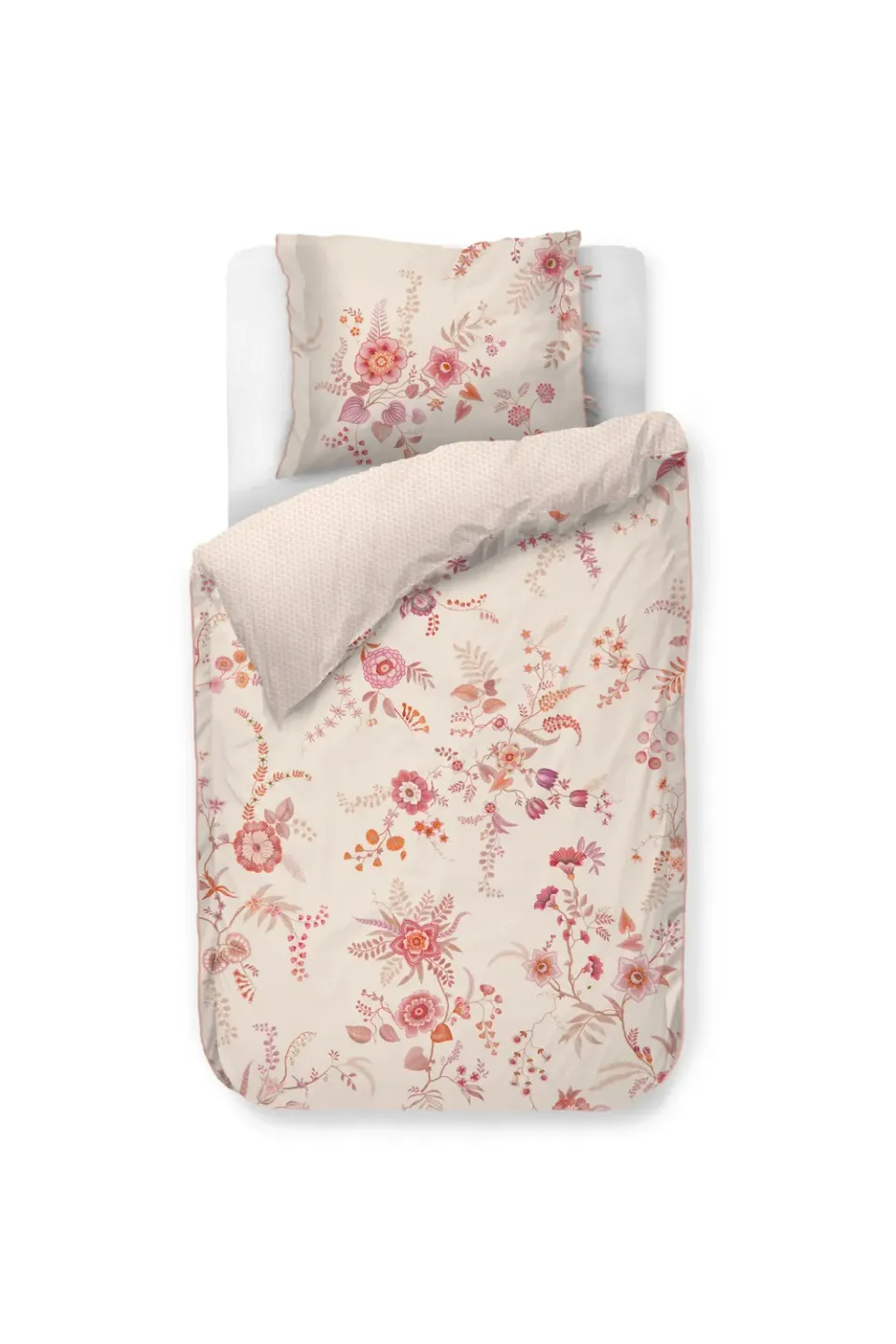 Pip Studio Everbloom dynetrekk 140x200/220 cm lys rosa