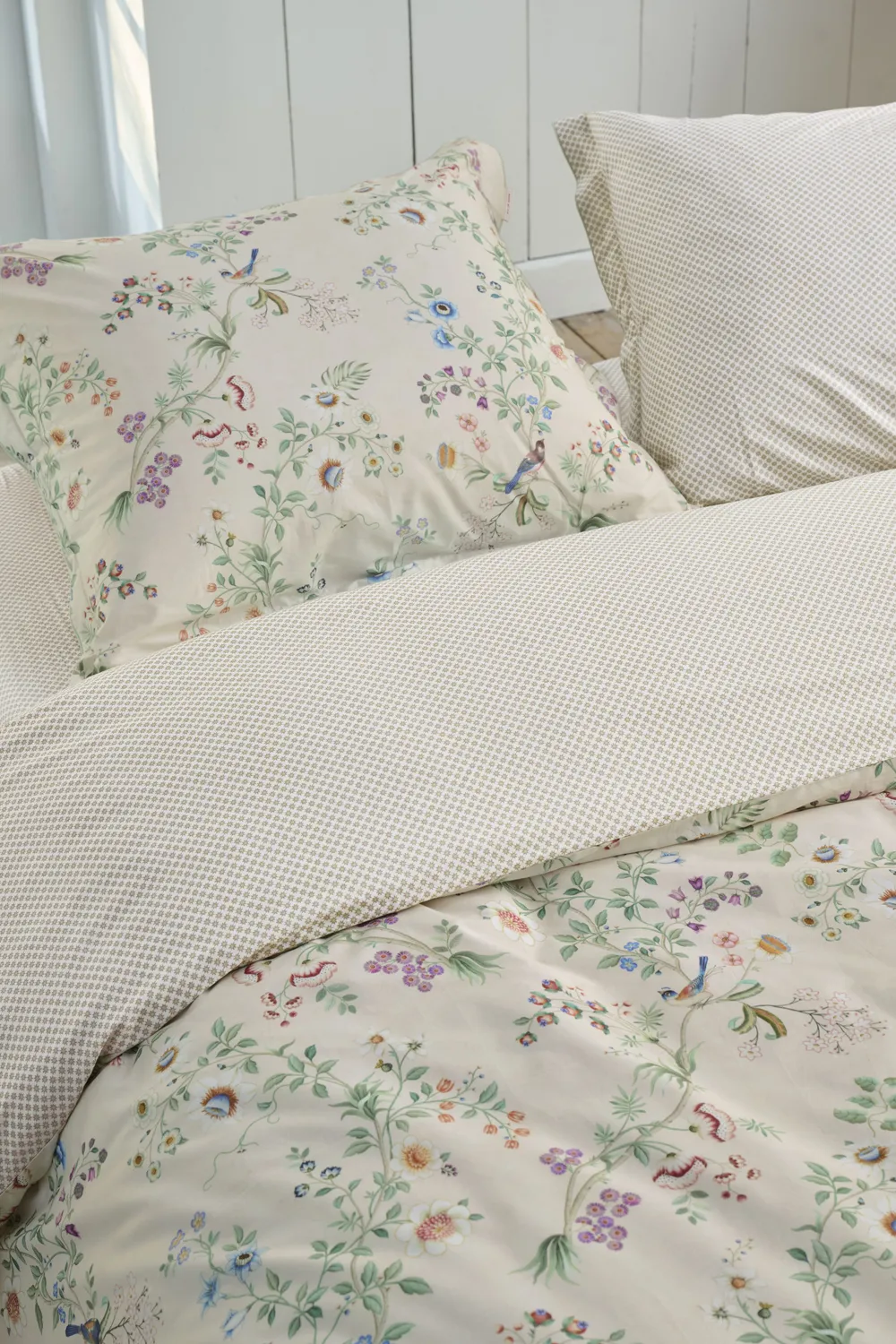 Pip Studio Lotus Lullaby dynetrekk offwhite 200x200 bomull