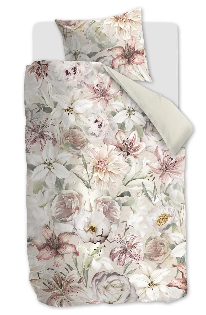 Riviera Maison Lily Love sengetøy 140x200 cm rosa blomstret