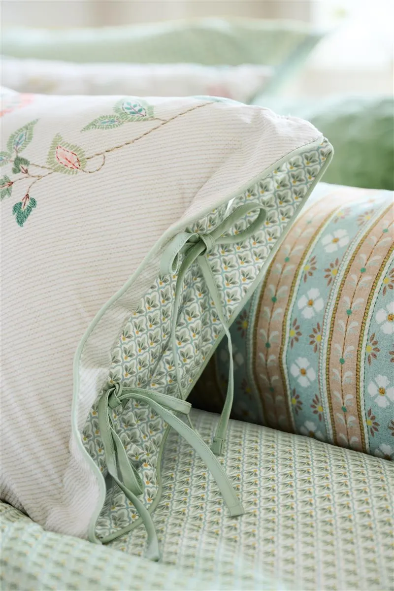 Pip Studio Kili Flower pyntepute 35x60 hvit bomull