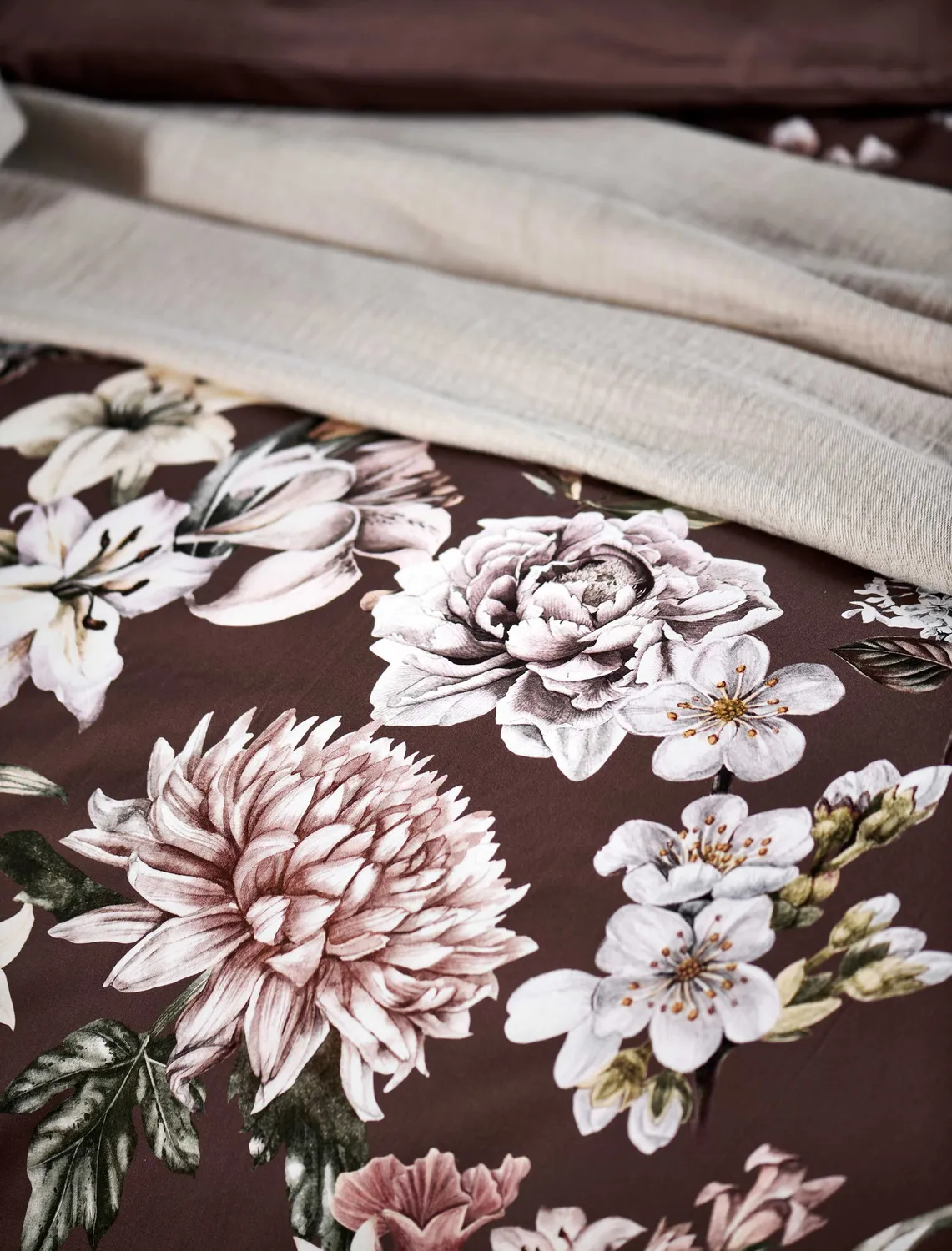 Vandyck Rosalie dynetrekksett rosewood bomullssateng