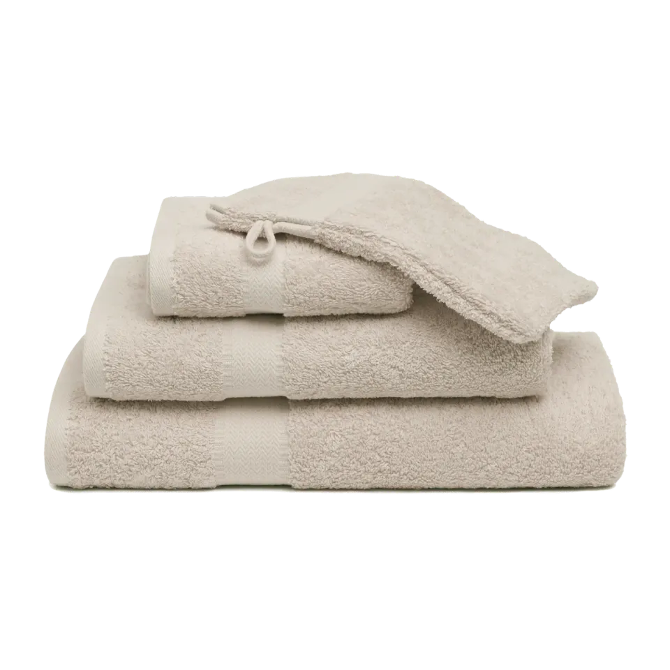 Vandyck Prestige Plain vaskehanske 16x22 stone myk bomull