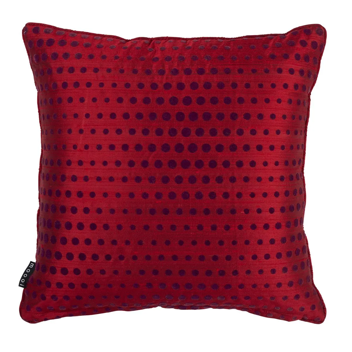 Moooi Flying Coral Fish pyntepute 50x50 blå råsilke