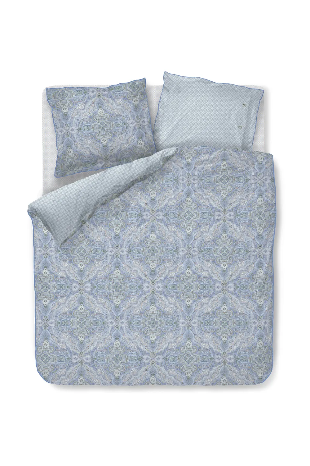 Pip Studio Moon Flower dynetrekk 240x200 lyseblå