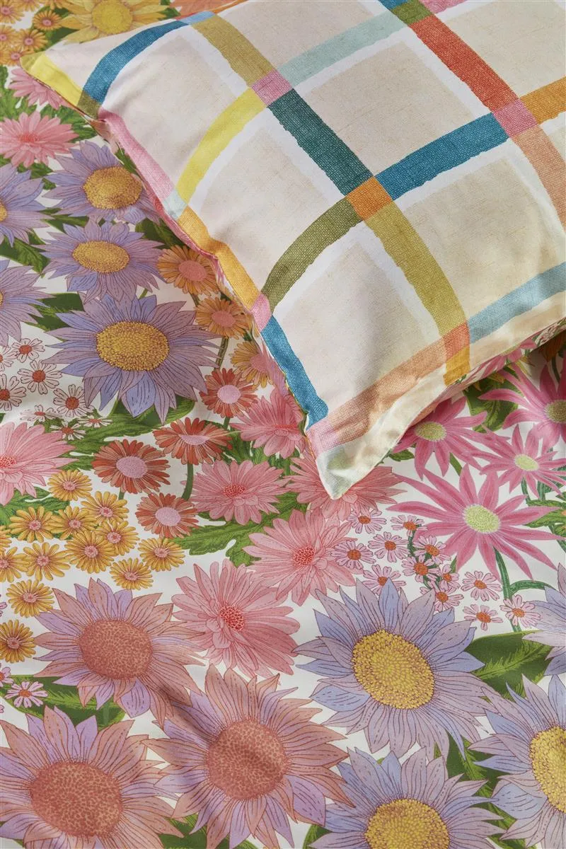 Oilily Lucia sengetrekk multi 140x200 blomster sateng