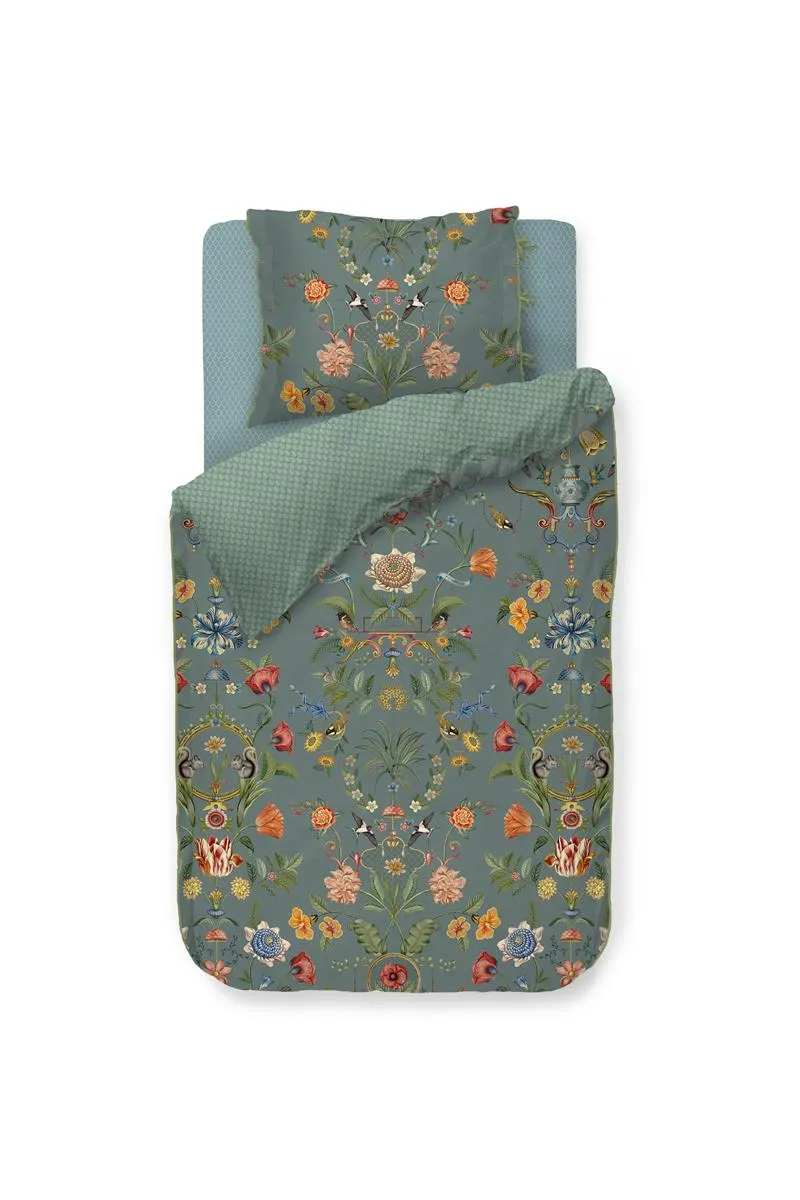 Pip Studio Botanico Verde dynetrekk 140x200 blå