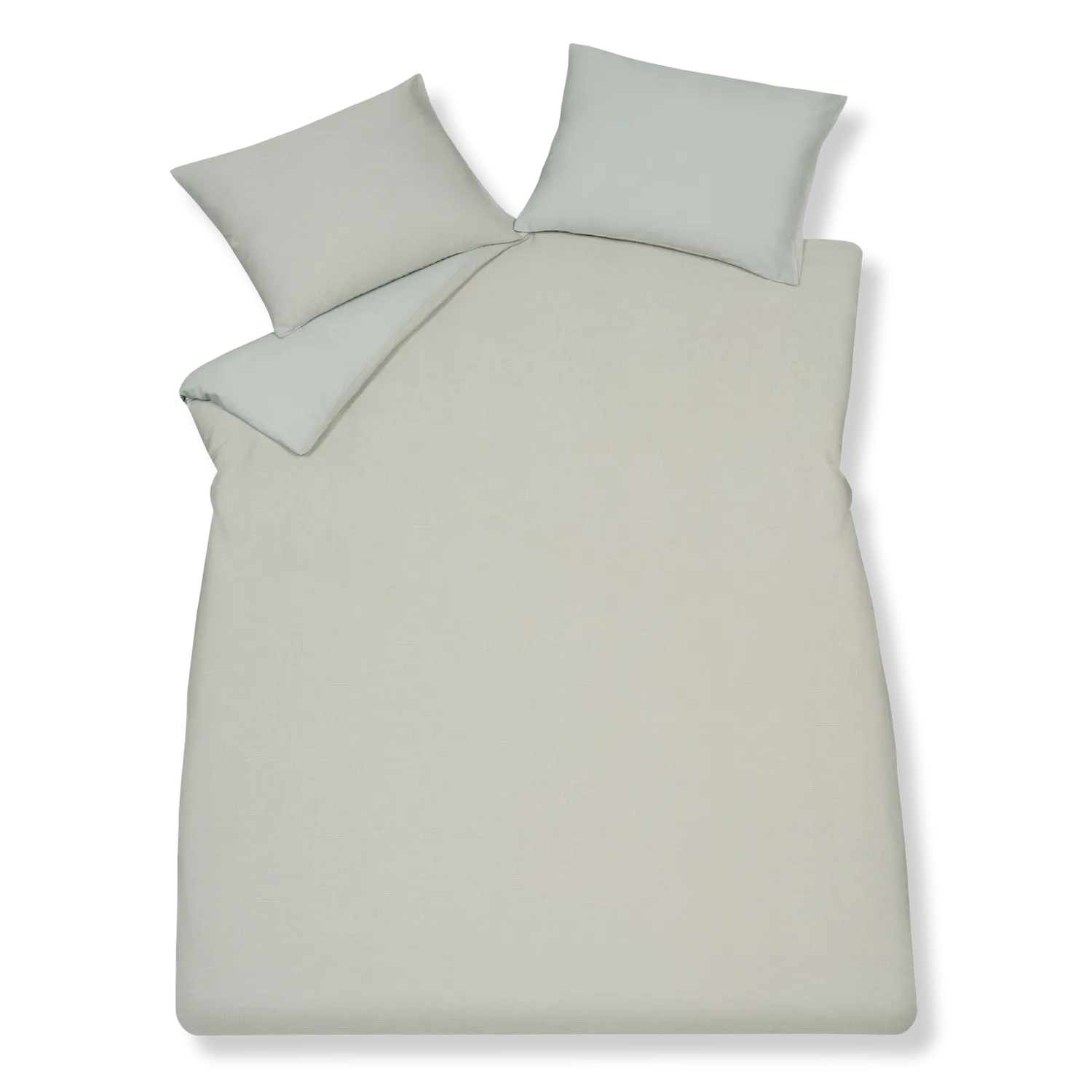 Vandyck Pure 85 dynetrekksett perleblått 140x200 sateng