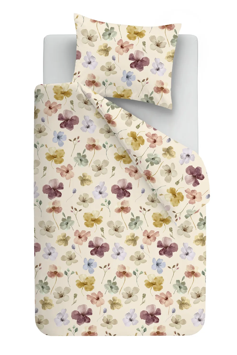 Ariadne at Home Fleurs dynetrekk multi enkelt 140x200 cm
