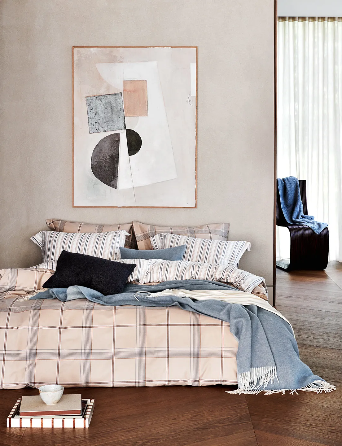 Vandyck Highland XL dynebetrekksett 260x240 rutete