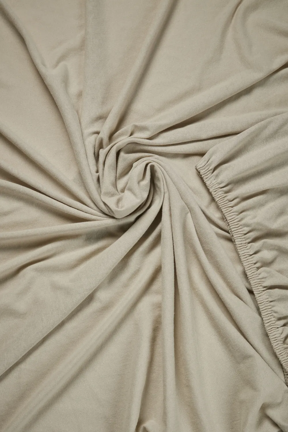 Beddinghouse Jersey Stretch laken 90x200 sand bomull