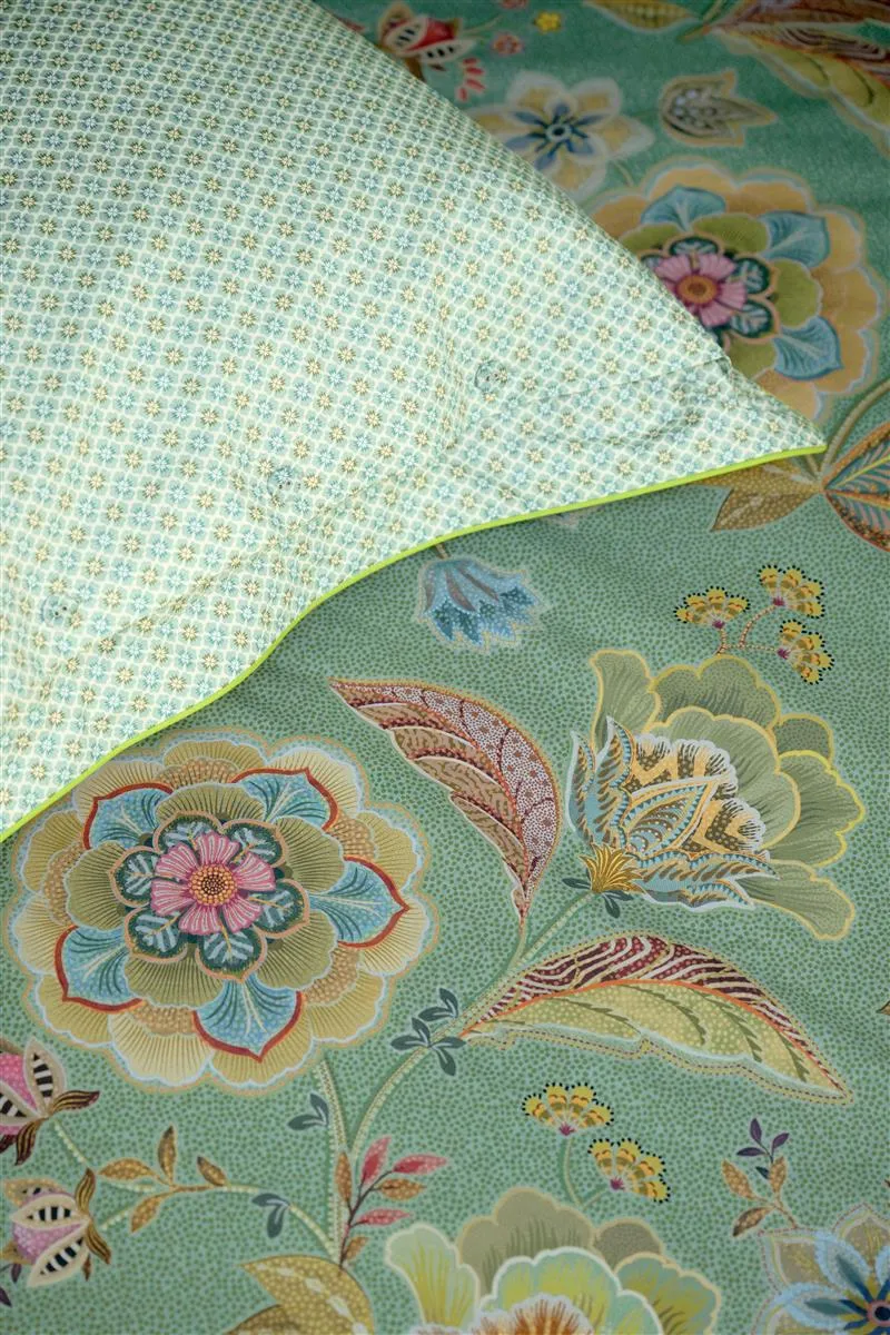 Pip Studio Matata dynetrekk grønn 200x200-220 perkal
