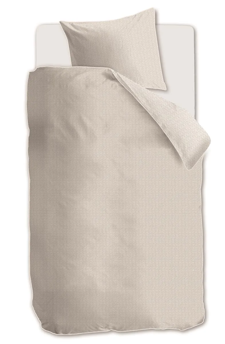 Riviera Maison Bambu sengetøy sand bomull 140x220