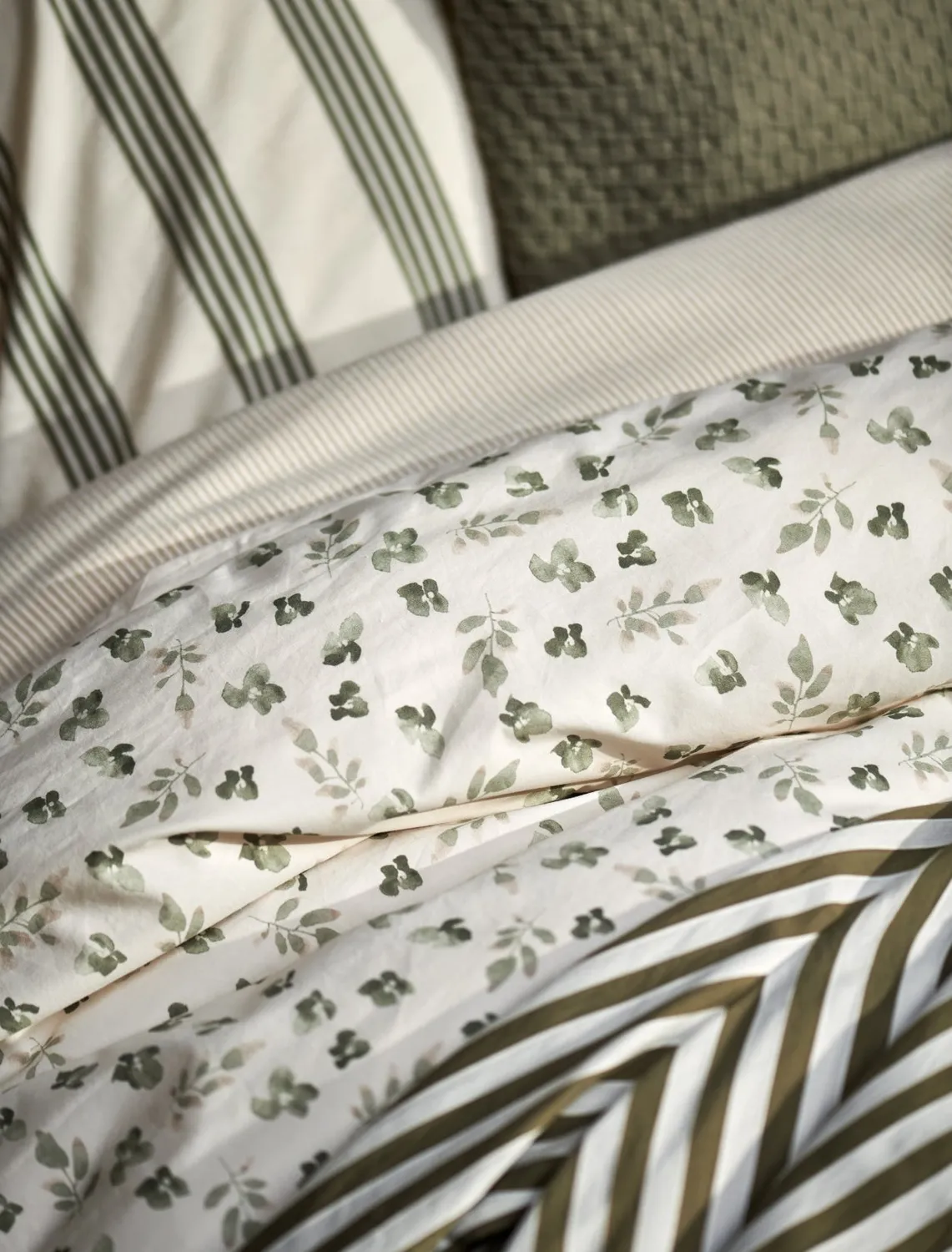 Vandyck Pure 98 dynetrekksett salvie putevar percale